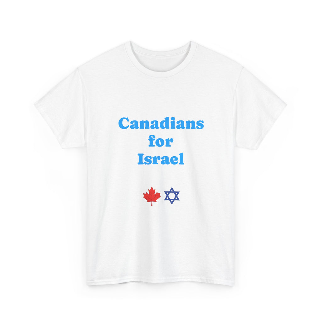 Canadians for Israel T-Shirt - Am Yisrael Chai - Stronger Together